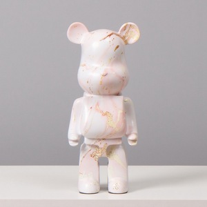 Figura de Resina de Oso de <span class=keywords><strong>Internet</strong></span> de 28 cm, Hucha, Decoración para TV/Mueble de Entrada, Sala de Estar, Fiestas y Reuniones, Diseño Creativo de Dibujos Animados, Hecho a Mano - Product Image 5