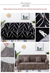 QY nuova vendita calda Nordic INS style soggiorno copridivano copridivano a forma di L copridivano elastico frattale elastico - Product Image 5