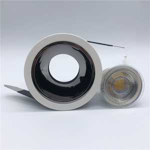 Foshan-luz descendente de techo ajustable para interiores, iluminación de techo de acero inoxidable negro, <span class=keywords><strong>12V</strong></span>, GU5.3, <span class=keywords><strong>mr16</strong></span> - Product Image 4