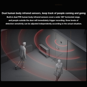2024 Pantalla de 5,0 pulgadas 3MP WIFI Mijia <span class=keywords><strong>Mi</strong></span> Cat Eye 2 Video Timbre mirilla cámara para <span class=keywords><strong>Xiaomi</strong></span> Smart - Product Image 5