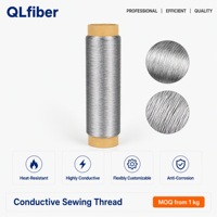 Hilo Conductivo de Alta Tenacidad, Hilo Metálico Termoconductor para Coser Guantes