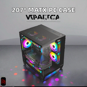 Boîtier <span class=keywords><strong>PC</strong></span> de jeu de bureau MATX de haute qualité avec vue panoramique à 207 ° Prix de gros disponibles dans d'autres tailles et couleurs - Product Image 3