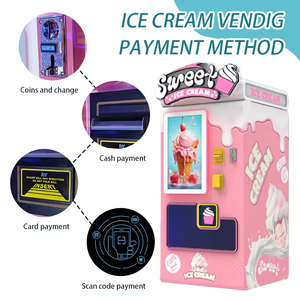 Prix de gros d'usine de distributeur automatique de crème glacée de robot intelligent de libre-service <span class=keywords><strong>commercial</strong></span> - Product Image 4