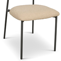 Chaise de salle à manger de luxe moderne et légère avec accoudoir en fer sac souple pour bureau négociation meubles de maison café