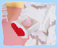 Jeu de blocs de construction en briques, jouets éducatifs personnalisés, ours, cadeau