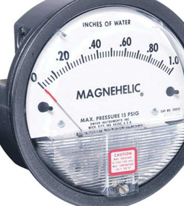 シリーズ2000磁気-lic差圧ゲージ2300-1000PAから2300-500PA 2300-60PA 2つの1/8 NPT接続 - Product Image 2