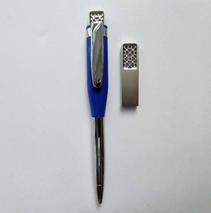 नई रचनात्मक कॉर्पोरेट उपहार बहु फ़ंक्शन 2 में 1 बॉल पेन के साथ मिनी मेटल यूएसबी फ्लैश ड्राइव पेन - Product Image 5