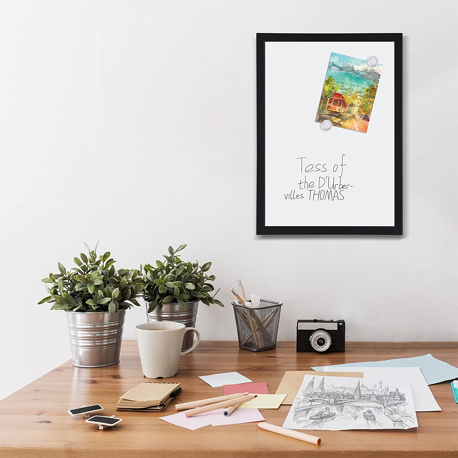 Оптовая продажа с фабрики, Офисная стандартная подвесная настенная Магнитная белая доска, доска для письма сухого стирания для детей