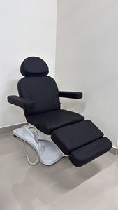Noir moderne multifonctionnel électrique beauté lit pliable lit de tatouage chaise de chirurgie rotative 3/4 moteurs <span class=keywords><strong>pour</strong></span> Salon de beauté - Product Image 3