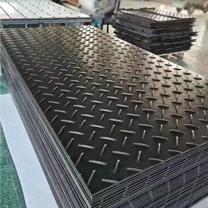 PE vật liệu bảo vệ mặt đất Thảm 4 'x 8' tùy chỉnh HDPE tấm nhựa cắt dịch vụ không thấm nước nhẹ cho xây dựng - Product Image 1