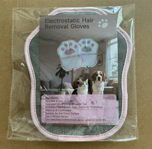 Guante Removedor de Pelo de Mascotas de Poliéster Electrostático Reutilizable Mejorado, 5 Dedos, Autolimpiante, Fácil de Usar para Perros y Gatos - Product Image 6