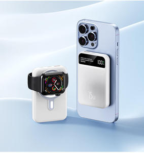 2025 Waterproof <b>Type</b>-<b>C</b> Fast Charging 22.5W 10000mAh Li-Polymer Wireless Magnetic Power Bank for Watch <b>Charger</b> - Product Image 2