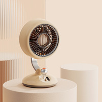 Ventilateur de bureau portable haute vitesse au design créatif, mini-ventilateur puissant avec lumière LED pour l'été chaud – Tendance 2025