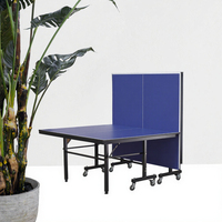 Table de tennis de table professionnelle Bailing, taille standard internationale, HDF haute intensité, pliable et mobile