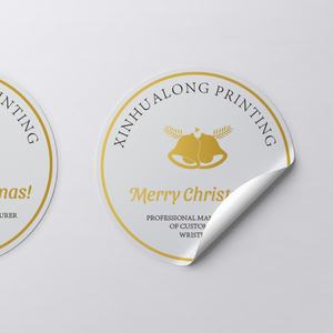 Etiquetas Adhesivas de Vinilo Transparente Personalizadas al por Mayor, Etiquetas Redondas Transparentes con Logotipo Personalizado para Empaque de Crema Facial - Product Image 5