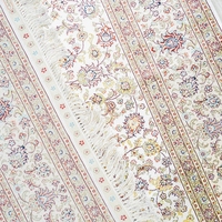 152x244cm Hersteller Bestseller Seiden teppiche zum Verkauf Blumen türkischer Teppich hand gefertigt