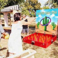 Jeu de fléchettes à ballons portable pour intérieur, durable, en métal, pour parcs d'attractions, fêtes et locations