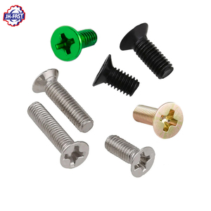 Vít manufactur Nhà Máy Bán Buôn Thép Không Gỉ Brass Nhôm Titan Vít M2 M3 M4 <span class=keywords><strong>M5</strong></span> M6 Đen Kim Loại Máy Vít - Product Image 2