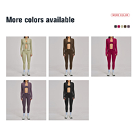Ensemble de yoga pour femmes OEM, veste cardigan ouverte sur le devant, leggings, haute élasticité, séchage rapide, respirant, vêtements de sport actifs