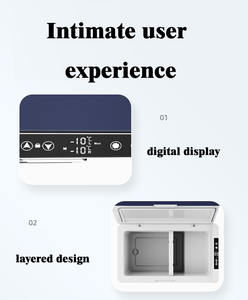 ตู้เย็นช่องแช่แข็งใน<span class=keywords><strong>รถ</strong></span>ยนต์พร้อมหน้าจอสัมผัส LCD อุปกรณ์ทำความเย็นใน40L MH-40CET - Product Image 3