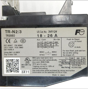 รีเลย์ป้องกันกระแสเกิน FUJI TR-N2 3 เฟส 18-26A สำหรับควบคุมมอเตอร์ในงานอุตสาหกรรม - Product Image 4