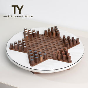 Semplice e moderno gioco da tavolo <span class=keywords><strong>in</strong></span> legno massiccio internazionale ornamento <span class=keywords><strong>casa</strong></span> soggiorno studio ufficio camera modello Hotel decorazione - Product Image 4