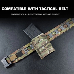 กระเป๋าใส่แม็กกาซีนแบบคลิป FAST MOLLE ขนาดกลาง 5.56 อุปกรณ์เสริมสำหรับการล่าสัตว์ พร้อมช่องใส่แม็กกาซีนเดี่ยวที่สะดวกสบาย - Product Image 3