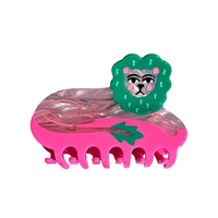 Sheshares Vente en gros de pinces à cheveux en acétate Lion, logo personnalisé, forme, couleur, emballage, vente en gros d'accessoires pour cheveux pour femmes