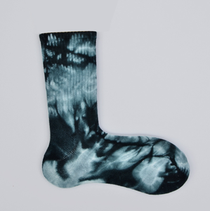 Personnalisé Hommes Femmes Robes d'été Tye Die Chaussettes Unisexe Tie Dye <span class=keywords><strong>Skate</strong></span> Hippy Chaussettes personnalisées Chaussettes Tie-dye Vente en gros - Product Image 2