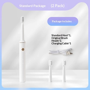 แปรงสีฟันไฟฟ้าใหม่ แปรงสีฟันคู่สำหรับผู้ใหญ่ ระดับ 8 กันน้ำ ขนแปรงนุ่ม พกพาสะดวก แปรงสีฟันไฟฟ้าสำหรับเดินทาง ขายส่ง - Product Image 5
