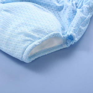 Celana latihan popok bayi dapat dipakai ulang Muslin katun jaring bersirkulasi kain pendingin musim panas kustom pakaian dalam balita tahan air - Product Image 3