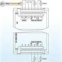 SIEMENS Original Neuf PLC 6ES72315ND320XB0 SIMATIC S7-1200 Module d'entrée analogique SM1231 4 entrées analogiques 15 bits + bit de signe PLC Programmation 220V