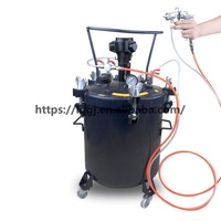 Réservoir à pression pneumatique 10L en acier inoxydable 304 pour machine de mélange, distribution de colle, adhésif, époxy, peinture, sans agitateur