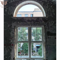 Fenêtre résidentielle haute sécurité DEMEA avec serrures anti-effraction et verre trempé pour la sécurité de votre famille, en aluminium à guillotine simple