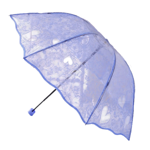 Parasol manuel rose en dentelle, style princesse, à bord festonné floral, en plastique, <span class=keywords><strong>pour</strong></span> mariage, fête Lolita, cadeaux de détail - Vente en gros - Product Image 6