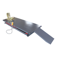 Plateforme élévatrice électrique à ciseaux de 700 kg pour motos et VTT - Pont élévateur hydraulique avec télécommande filaire