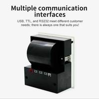Impresora Térmica de Recibos y Códigos de Barras Dapper de 58 mm, Integrada, con USB+Serial, 24V, Blanco y Negro Opcional