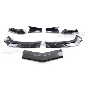 For Chevrolet Corvette C8 STG Z51 2020-2023 Car Front Bumper Splitter <b>Lip</b> 2 Door 7PCS Spoiler Spoiler Winglet ZR1 Style - Product Image 5
