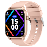 Reloj Inteligente Modelo 2025, Cargador Magnético, Resistente al Agua, Medición de Presión Arterial Y7, K10 Rosa, Modio Dongguan, Android, el Mejor