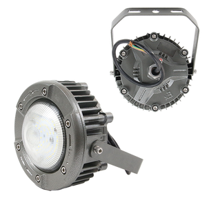 TUV ATEX Zone 1/2 взрывозащищенные светодиодные прожекторы 10 Вт 30 Вт 50 Вт IP66 алюминиевые светильники высокого отсека для заправочной станции и морского использования - Product Image 1