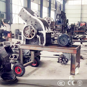 เครื่องบดแบบแฮมเมอร์มิลล์ขนาดเล็ก PC300x200 PC400x300 กำลังการผลิต 3-5 ตันต่อชั่วโมง สำหรับอุตสาหกรรมก่อสร้างด้วยหินโดโลไมต์และหินปูนในซูดานและอียิปต์ - Product Image 2