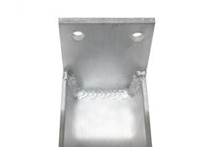 Staffa del condizionatore d'aria saldata in alluminio, saldatura di metallo su misura parti di saldatura in alluminio su staffe a castello - Product Image 6