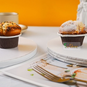 Sunshine Hot Sales Cake Boards Round Gold Customized Design Heart Shaped Cake Boards 10 12 Inch Thick Round Cake Board - Product Image 5