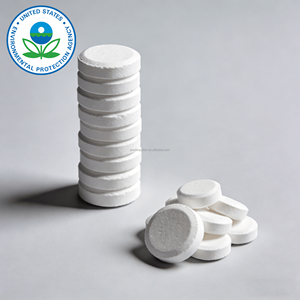 Tablettes de <span class=keywords><strong>chlore</strong></span> pour <span class=keywords><strong>piscine</strong></span>, stabilisées, à dissolution lente, certifiées EPA, 200g, en vrac, poudre et granulés, multi-tailles - Product Image 1