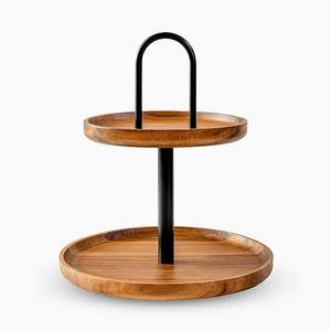 Support à gâteau en bois de style unique pour décoration de maison et de cuisine Support à gâteau pour accessoires de cuisine - Product Image 1