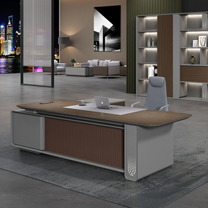 Bán buôn bán hàng trực tiếp tùy chỉnh thiết kế hiện đại ghế văn phòng và bảng sang trọng văn phòng điều hành Bàn cho ông chủ - Product Image 3