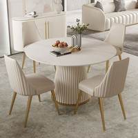 Chaise de salle à manger de luxe en cuir PU haut de gamme, style Safari, dossier haut, pour salon, prix abordable