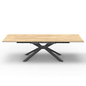 Juego de <span class=keywords><strong>Mesa</strong></span> de <span class=keywords><strong>Comedor</strong></span> <span class=keywords><strong>Extensible</strong></span> con Cubierta de Mármol Cerámico Inol de <span class=keywords><strong>12</strong></span> mm con Capacidad para <span class=keywords><strong>12</strong></span> <span class=keywords><strong>Personas</strong></span>, Fabricado con Patas de Metal y Cubierta de Piedra Sinterizada - Product Image 5