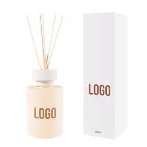 Frasco de ambientador de óleo essencial de longa duração para decoração de casa, perfume e aroma, frasco difusor de cana de luxo