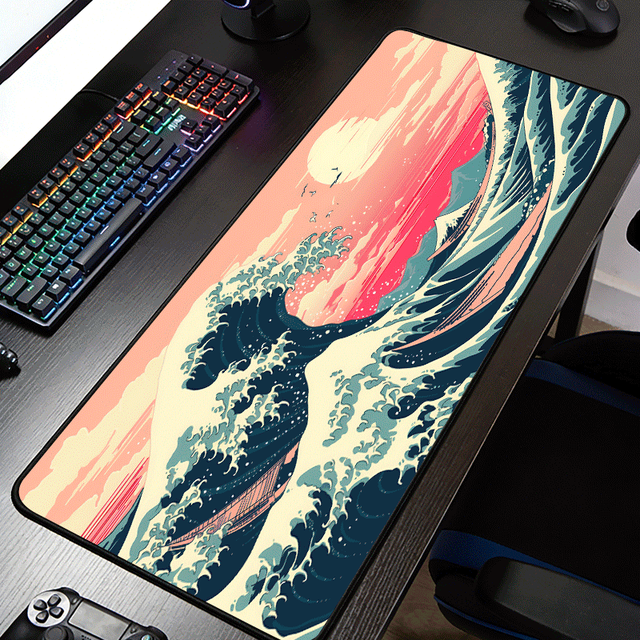 Custom Logo Sublimation Extra Large Print Anime Mouse Pad XL XXL Waterproof Gaming Mat Natural Rubber Mousemat Cartoon Deskmat